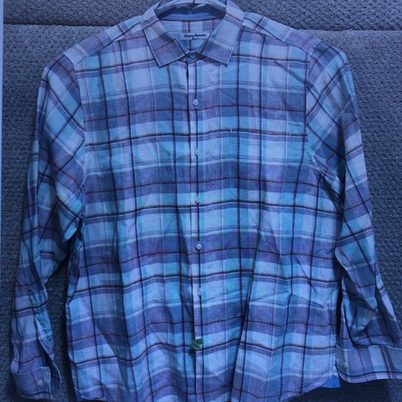 Calvin Klein Other - Calvin Klein Blue and Purple Plaid Shirt